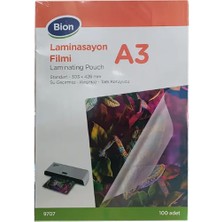  mas bion laminasyon filmi a3 9707 (100 lü paket)