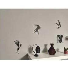 DU&ER Kuş Figürlü Duvar Dekoru – Modern Ev Aksesuarı