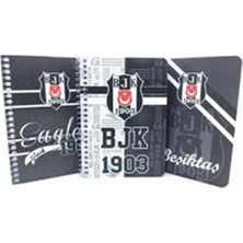  tmn bloknot not defteri beşiktaş spiralli karton kapak a6 küçük boy 108 591711 (36 lı paket)