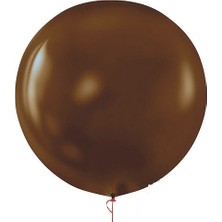 Bafix Balon 24" Kahverengi Jumbo Büyük Boy (3 Lü Paket)