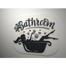 DU&ER Banyo Kapı Tabelası – Duvar & Kapı Dekor Aksesuarı