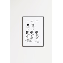 Pegziz Eskrim Maskesi Çerçeveli Tablo Spor Duvar Tablosu