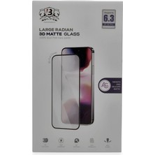 Mey İthalat Mey Ithalat®  iPhone 16 Pro Max Bilvis 3D Mat Cam Ekran Koruyucu