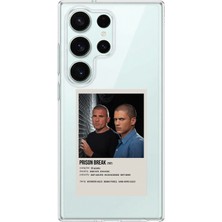 TechTree Samsung Galaxy S26 Ultra Uyumlu Prison Break Tasarımlı Baskılı Silikon Kılıf