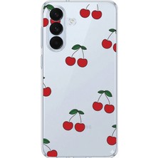 TechTree Samsung Galaxy S26+ Plus Uyumlu Kirazlar Tasarımlı Baskılı Silikon Kılıf