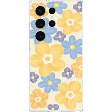 TechTree Samsung Galaxy S26 Ultra Uyumlu Soft Pastel Çiçek Bahçesi Baskılı Silikon Kılıf