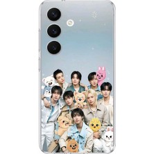 TechTree Samsung Galaxy S26 Uyumlu Tray Kids K-Pop Grubu ve Skzoo Temalı Baskılı Silikon Kılıf