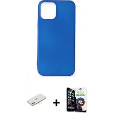 İlk El Grup Ieg™ iPhone 12 Mini Kozmos Yansıma Özel Seri - Şeffaf Temperli Cam Ekran Koruyucu + Yeşil Renkli Kamera Lens Koruma Cam