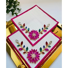 Elçiçek Homedecor Sunum Peçete,koktelyl Peçete,kahve Yanı Sunum Peçete 2 Adet