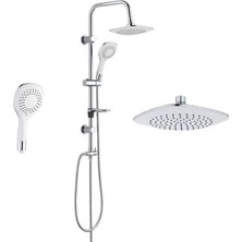 Hayat Store 5+1 Fonksiyonlu Duş Robotu Tepe Duş Seti Duş Başlığı Sistemi Seti Yağmurlama Duş Robotu ( Lisinya )