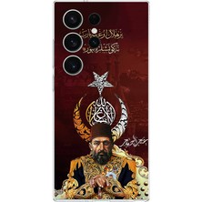 TechTree Samsung Galaxy S26 Ultra Uyumlu Abdülhamid Han Baskılı Silikon Kılıf