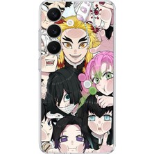 TechTree Samsung Galaxy S26 Uyumlu Demon Slayer Manga Baskılı Silikon Kılıf