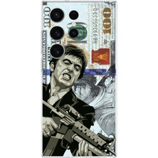 TechTree Samsung Galaxy S26 Ultra Uyumlu Scarface Dolar Tasarımlı Baskılı Silikon Kılıf