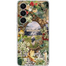 TechTree Samsung Galaxy S26 Uyumlu Yeşil Doğa Baskılı Silikon Kılıf