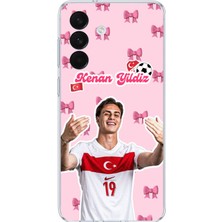 TechTree Samsung Galaxy S26+ Plus Uyumlu Kenan Yıldız Kurdele Baskılı Silikon Kılıf