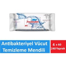 Freshmaker Antibakteriyel Hasta Vücut Temizleme Mendili Xl 240 Yaprak