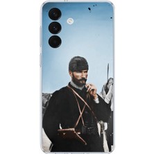 TechTree Samsung Galaxy S26+ Plus Uyumlu Atatürk Cephede Baskılı Silikon Kılıf