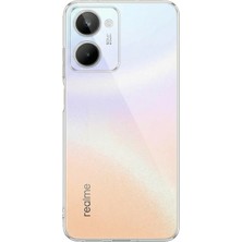 TechTree Realme 10 4g Uyumlu Şeffaf Silikon Kılıf