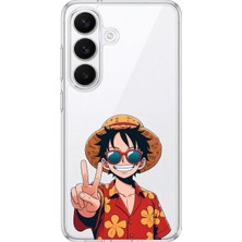 TechTree Samsung Galaxy S26 Uyumlu Monkey D. Luffy Tasarımlı Baskılı Silikon Kılıf