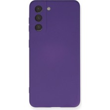 Galaxy S21 Kılıf Nano Içi Kadife - Mor