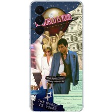 TechTree Samsung Galaxy S26+ Plus Uyumlu Elvira Hancock & Tony Montana Tasarımlı Baskılı Silikon Kılıf