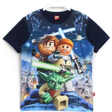 Lego Star Wars 3 Oyun Baskılı Çocuk Tişört Kısa Kollu Yazlık 3D Baskılı