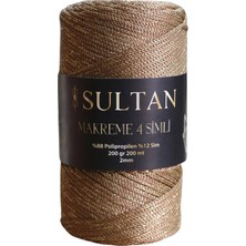 Sultan Makreme 4 Simli Örgü Ipi Makrome Çanta Ipi 2200 / 2 Adet
