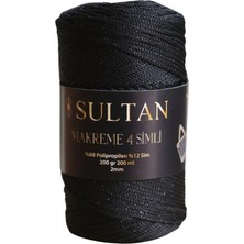 Sultan Makreme 4 Simli Örgü Ipi Makrome Çanta Ipi 3270 / 2 Adet