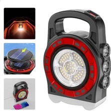 Hayat Store P-6678C Dış Mekan Solar Şarj Işığı Çok Fonksiyonlu Projektör Hazine Güçlü Işık El Feneri