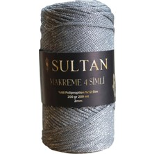 Sultan Makreme 4 Simli Örgü Ipi Makrome Çanta Ipi 1064 / 2 Adet