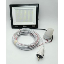 İNWATT 4 Metre Gece-Gündüz Sensörlü 200W Seyyar Projektör Tak-Çalıştır