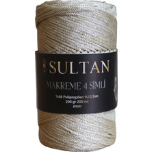 Sultan Makreme 4 Simli Örgü Ipi Makrome Çanta Ipi 2016 / 2 Adet