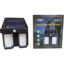 Hayat Store Rustik Ampul Ikili Solar Duvar Aplik Güneş Enerjili Hareket Sensörlü