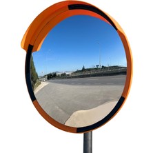 Trafik Plus Trafik Güvenlik Aynası 60 cm Sarı Siyah, Tümsek Ayna, Otopark Aynası