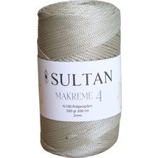 Sultan Makreme 4 ( Makrome ) 2 mm Çanta Supla Örgü Ipi 024 / 2 Adet