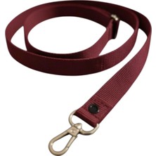 Usin Bordo Boyu Ayarlanabilir 2cm En Dar Kolon Nikel Toka Çanta Sapı Askısı 120 cm