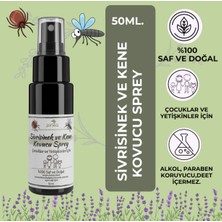 Pinea , Sivrisinek Kovucu ,Kene Kovucu ve Yakarca Kovucu  %100 Doğal Sinek Kovucu 50 ml Sprey , Çocuklar için , Yetişkinlerin için