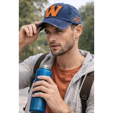 Ritagarcia W Logolu Eskitme Tasarım Erkek Beyzbol Şapkası - Retro Kep