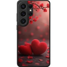 Aksel Kılıf Samsung Galaxy S26 Ultra Uyumlu Glossy Premium Mat Siyah Baskılı Silikon Kılıf