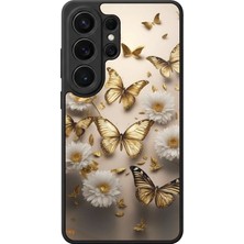 Aksel Kılıf Samsung Galaxy S26 Ultra Uyumlu Glossy Premium Mat Siyah Baskılı Silikon Kılıf