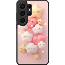 Aksel Kılıf Samsung Galaxy S26 Ultra Uyumlu Glossy Premium Mat Siyah Baskılı Silikon Kılıf