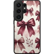 Aksel Kılıf Samsung Galaxy S26 Ultra Uyumlu Glossy Premium Mat Siyah Baskılı Silikon Kılıf