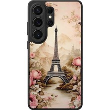 Aksel Kılıf Samsung Galaxy S26 Ultra Uyumlu Glossy Premium Mat Siyah Baskılı Silikon Kılıf