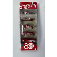 Hot Wheels Mattel 80.yıl 5li Koleksiyon Paket