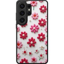 Aksel Kılıf Samsung Galaxy S26 Ultra Uyumlu Glossy Premium Mat Siyah Baskılı Silikon Kılıf