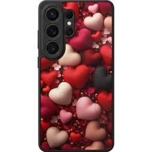 Aksel Kılıf Samsung Galaxy S26 Ultra Uyumlu Glossy Premium Mat Siyah Baskılı Silikon Kılıf