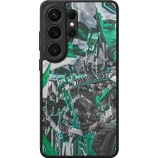 Aksel Kılıf Samsung Galaxy S26 Ultra Uyumlu Glossy Premium Mat Siyah Baskılı Silikon Kılıf