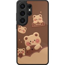 Aksel Kılıf Samsung Galaxy S26 Ultra Uyumlu Glossy Premium Mat Siyah Baskılı Silikon Kılıf