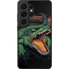 Aksel Kılıf Samsung Galaxy S26 Ultra Uyumlu Glossy Premium Mat Siyah Baskılı Silikon Kılıf