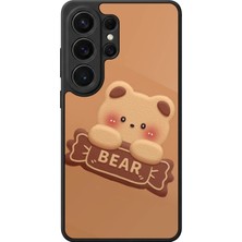 Aksel Kılıf Samsung Galaxy S26 Ultra Uyumlu Glossy Premium Mat Siyah Baskılı Silikon Kılıf